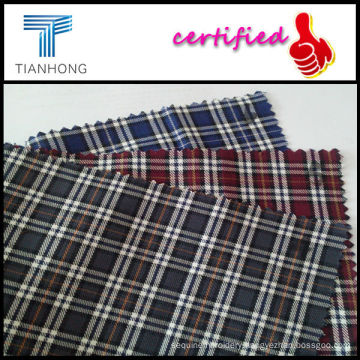 100% Cotton Check Twill Yarn Dyed Fabric